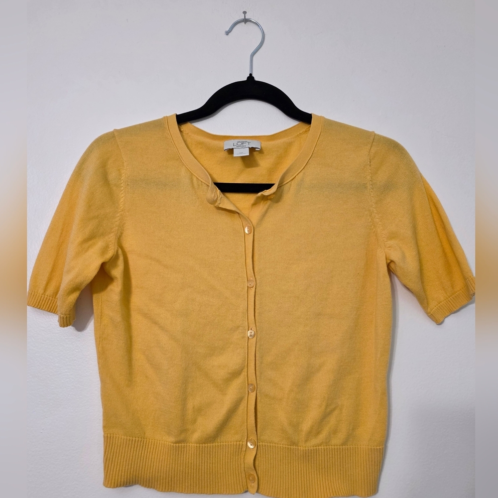 Ann Taylor Loft Petite Button Shirt